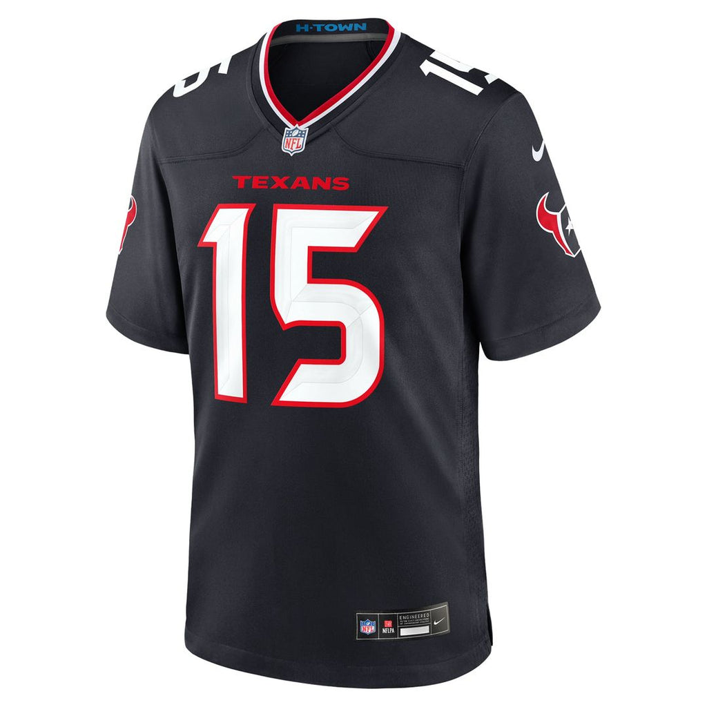 Houston Texans Ka'imi Fairbairn Nike Navy Team Game Jersey product image 2, provided for visual reference and product detail