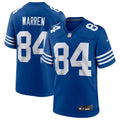 Indianapolis Colts Tyler Warren Nike Royal Alternate Game Jersey product image 1, provided for visual reference and product