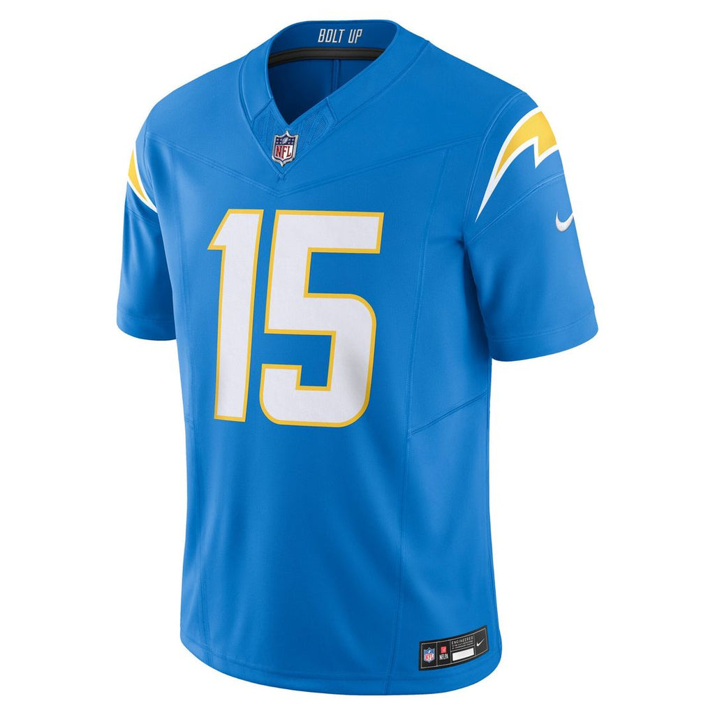 Los Angeles Chargers Ladd McConkey Nike Powder Blue Team Vapor F.U.S.E. Limited Jersey product image 2, provided for visual