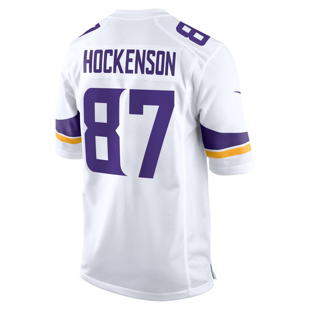 Minnesota Vikings Nike White Game Player Jersey product image 3, provided for visual reference and product detail review