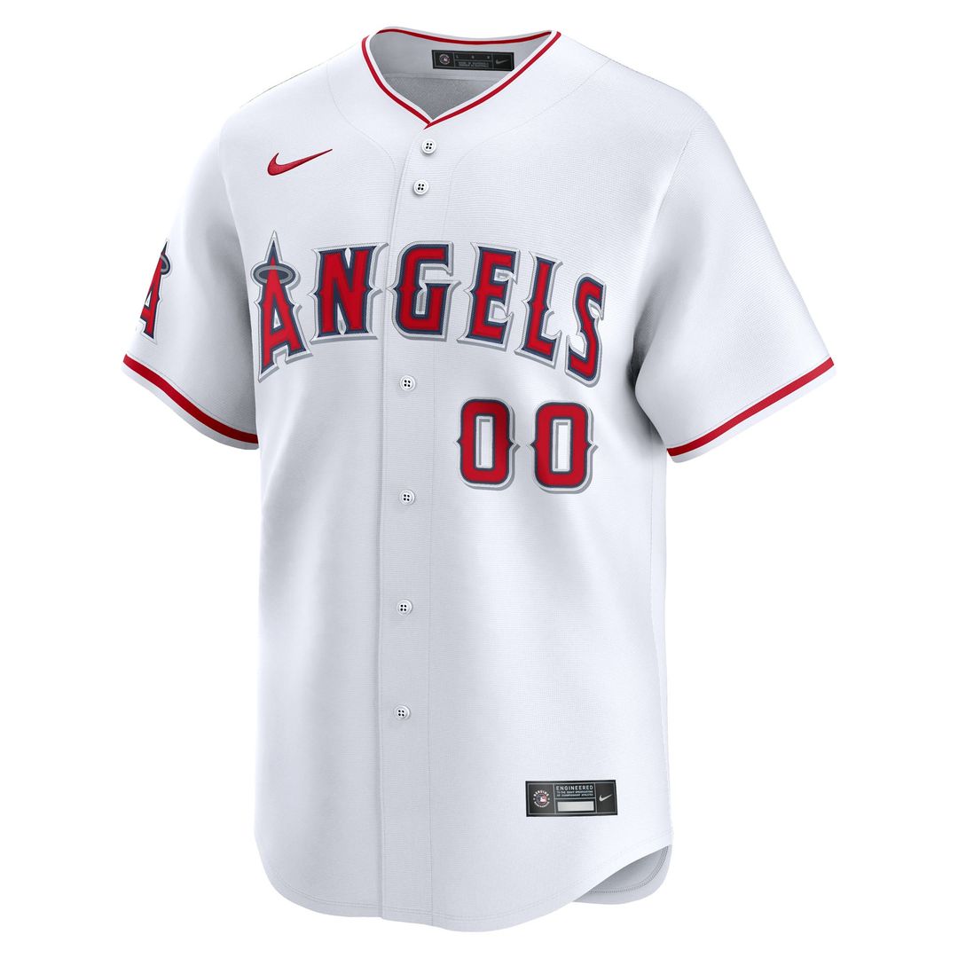 Los Angeles Angels Nike White Home Limited Pick-A-Player Retired Roster Jersey product image 2, provided for visual