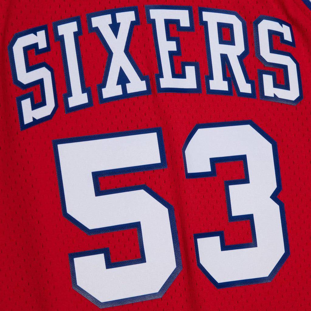 Philadelphia 76ers Mitchell & Ness Darryl Dawkins 1979 Dark Authentic Jersey - University Red product image 5, provided for