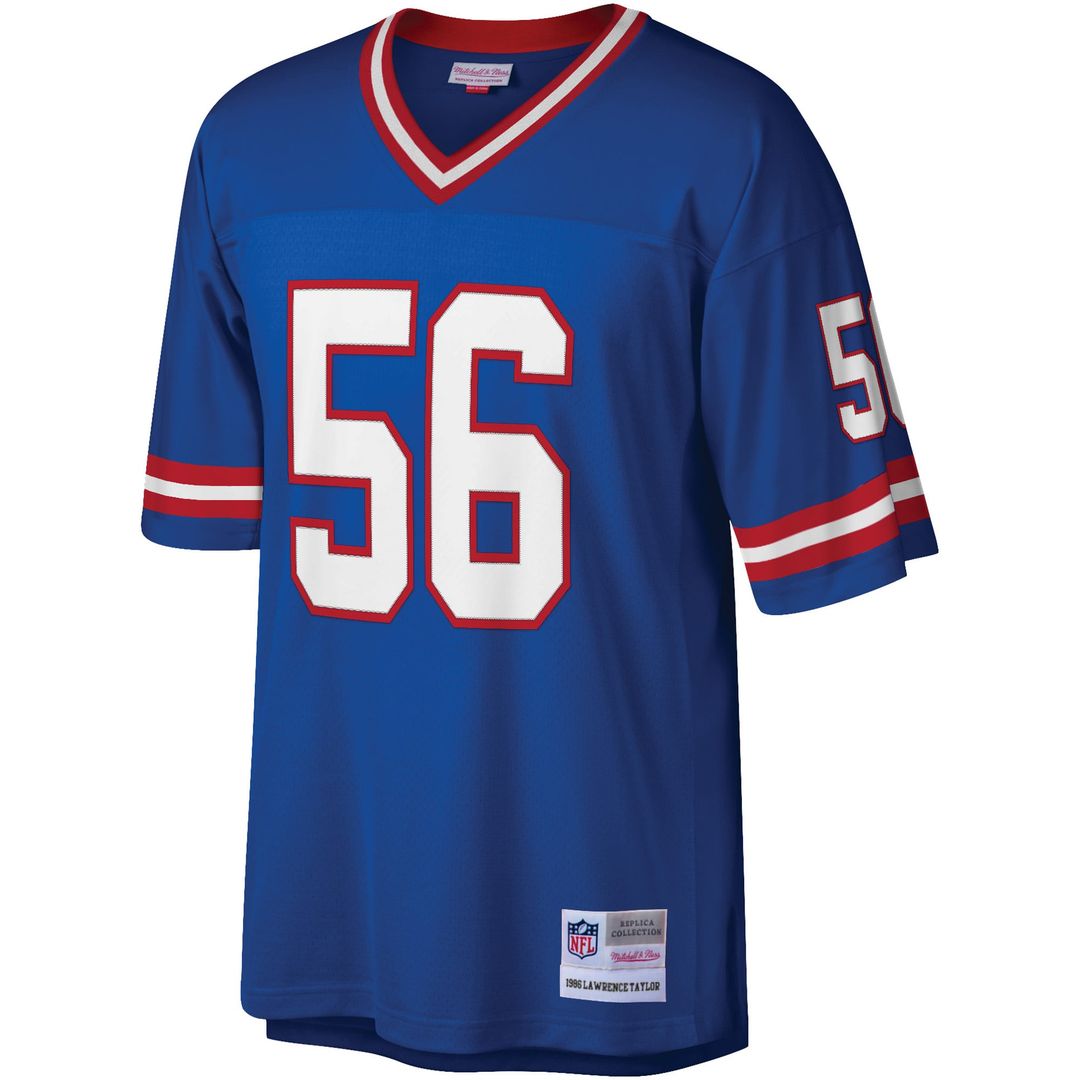 New York Giants Lawrence Taylor Mitchell & Ness Royal Legacy Replica Jersey product image 2, provided for visual reference
