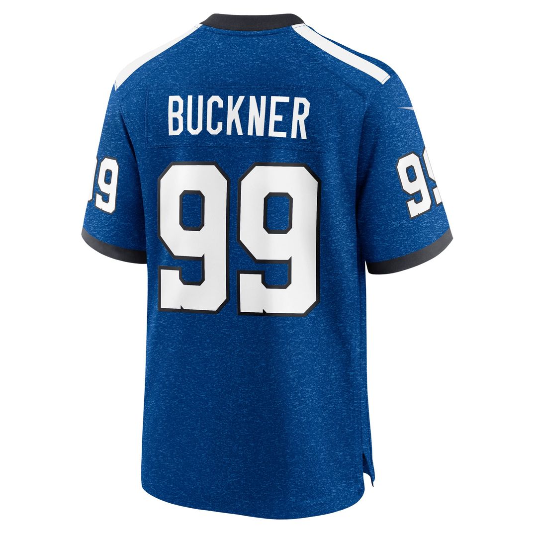 Indianapolis Colts DeForest Buckner Nike Royal Game Jersey product image 15, provided for visual reference and product