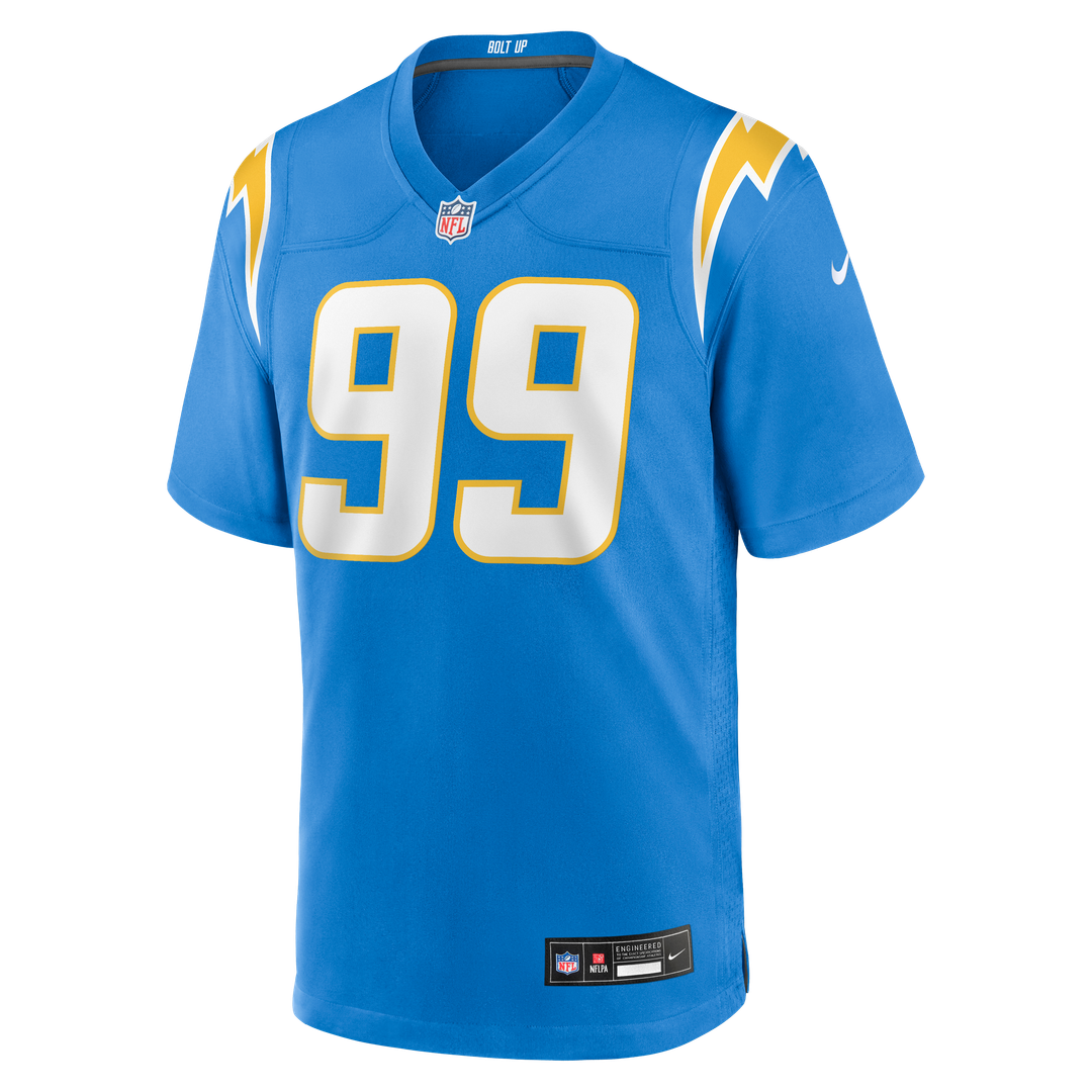 Los Angeles Chargers Scott Matlock Nike Powder Blue Team Game Jersey product image 2, provided for visual reference and