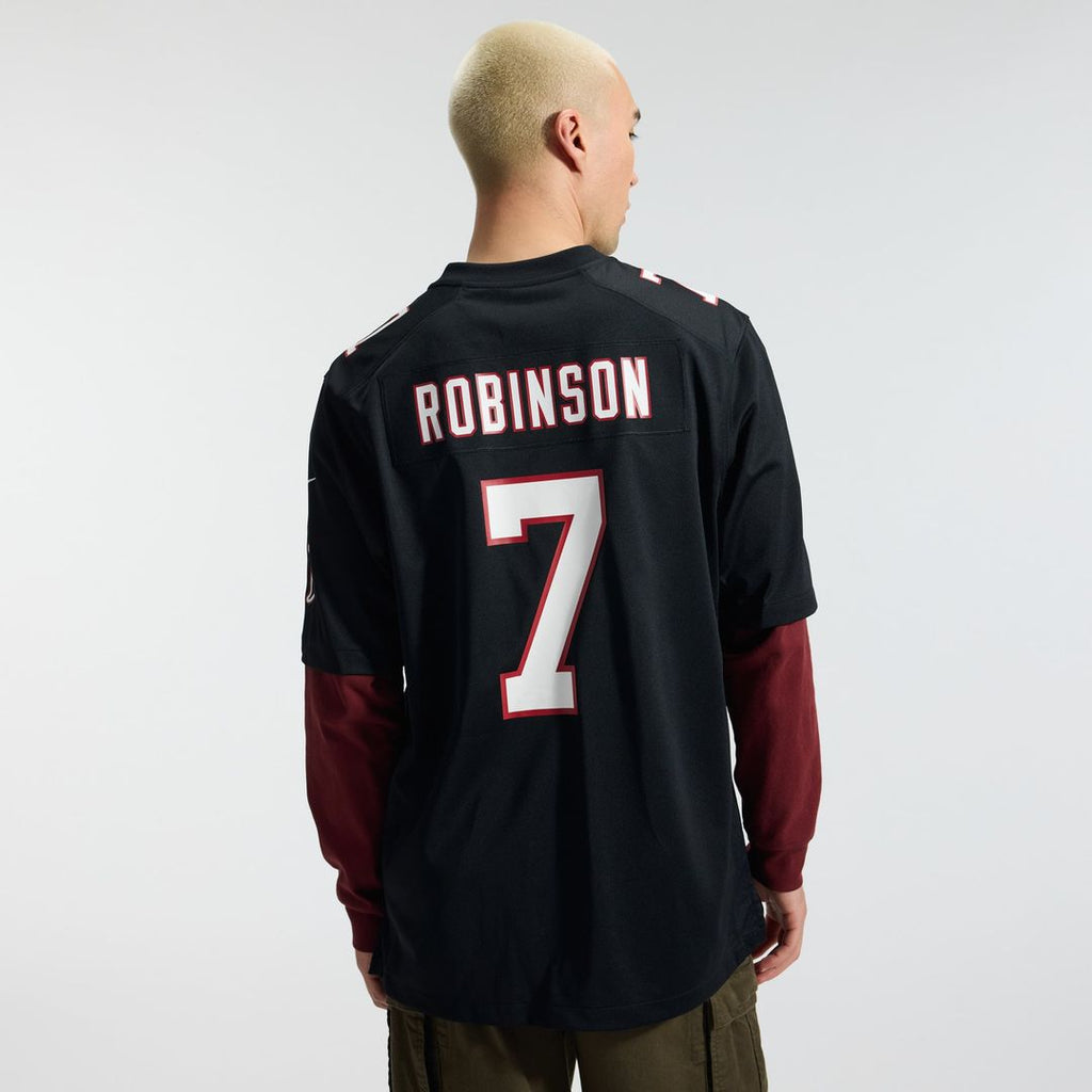 Atlanta Falcons Bijan Robinson Nike Black Throwback Game Jersey product image 3, provided for visual reference and product