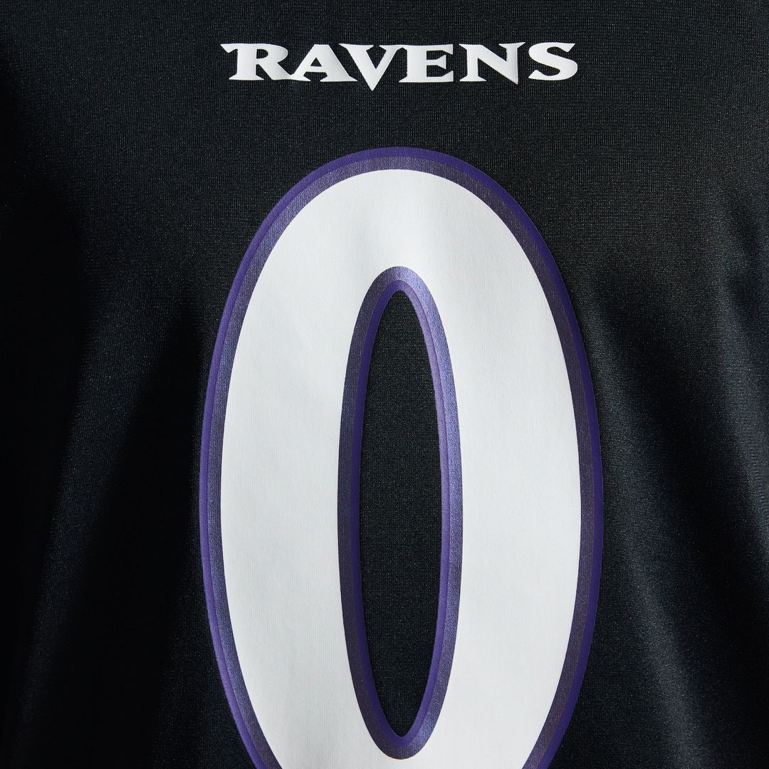 Baltimore Ravens Roquan Smith Nike Black Alternate Game Jersey product image 11, provided for visual reference and product