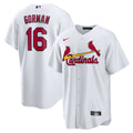St. Louis Cardinals Nolan Gorman Nike White Home Replica Jersey product image 1, provided for visual reference and product
