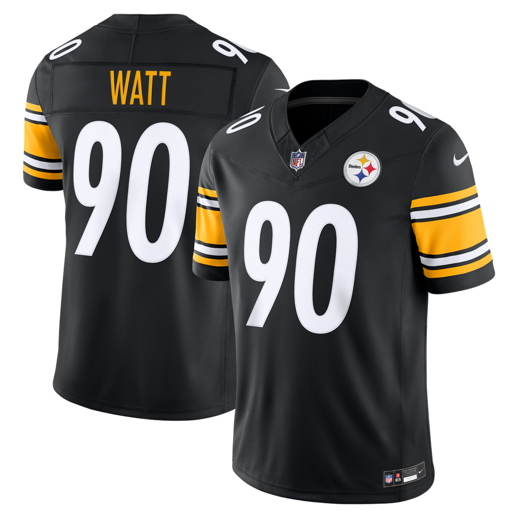 Pittsburgh Steelers T.J. Watt Nike Gold Alternate Vapor F.U.S.E. Stitched Limited Jersey product image 7, provided for