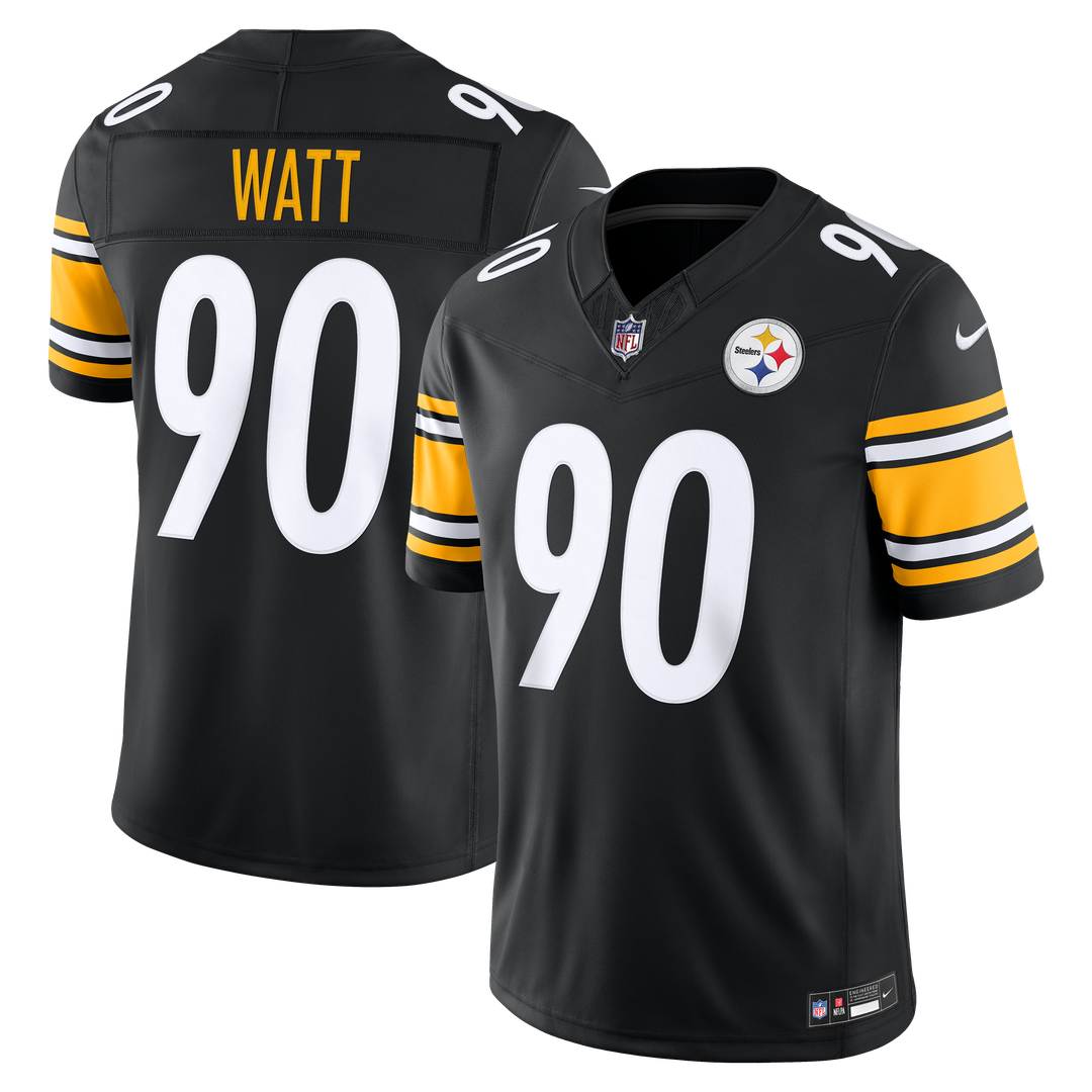 Pittsburgh Steelers T.J. Watt Nike Gold Alternate Vapor F.U.S.E. Stitched Limited Jersey product image 7, provided for