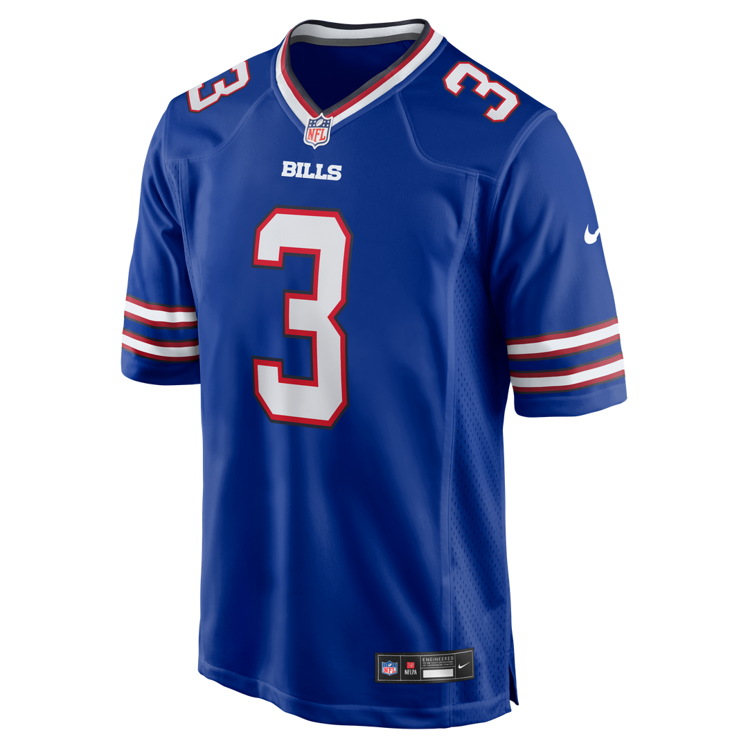 Buffalo Bills Damar Hamlin Nike White Game Jersey product image 8, provided for visual reference and product detail review