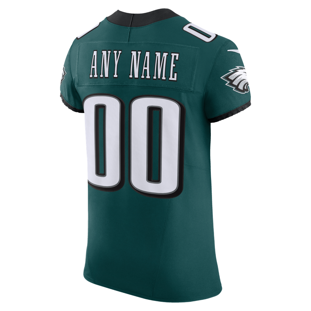 Philadelphia Eagles Nike Midnight Green Vapor F.U.S.E. Elite Custom Jersey product image 6, provided for visual reference
