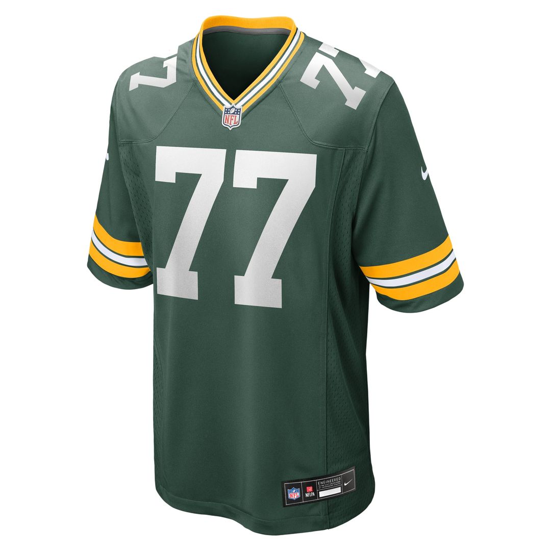 Green Bay Packers Jordan Morgan Nike Green Player Game Jersey product image 2, provided for visual reference and product