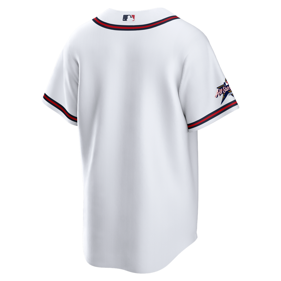 Atlanta Braves Nike White Home Replica Team Jersey product image 6, provided for visual reference and product detail review