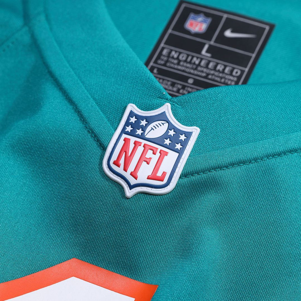 Miami Dolphins Bob Griese Nike Aqua Retired Player Jersey product image 4, provided for visual reference and product detail