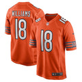 Chicago Bears Caleb Williams Nike Orange Alternate Player Game Jersey product image 1, provided for visual reference and