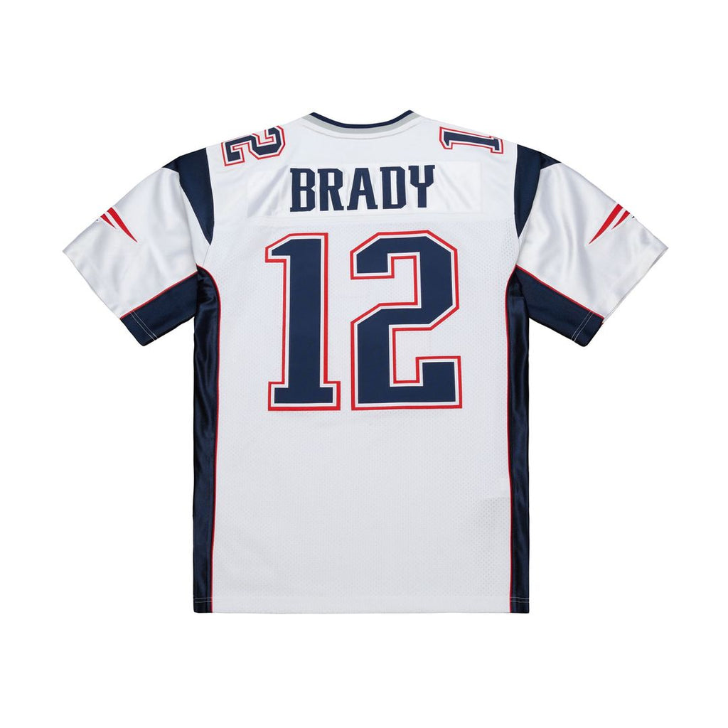 New England Patriots Tom Brady Mitchell & Ness Navy Super Bowl XXXVI Authentic Throwback Jersey product image 23, provided