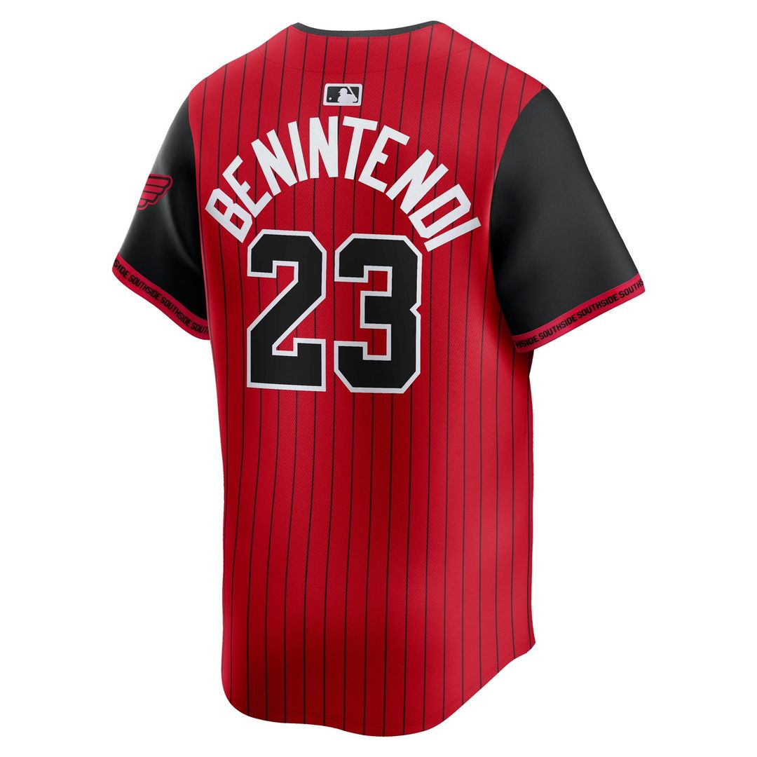 Chicago White Sox Andrew Benintendi Nike Red/Black 2025 City Connect Limited Player Jersey product image 3, provided for