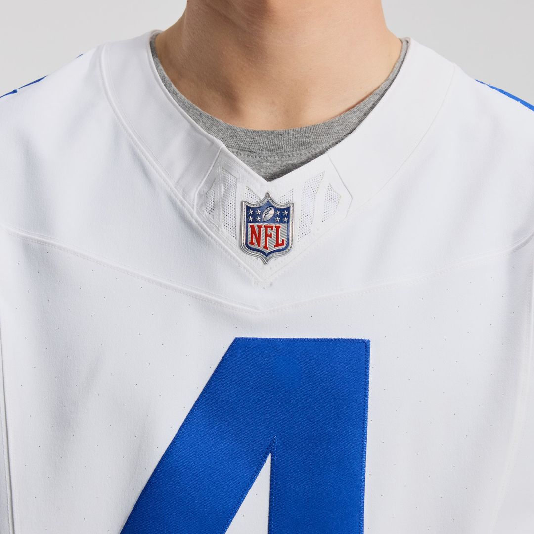 Dallas Cowboys Dak Prescott Nike White Vapor F.U.S.E. Elite Jersey product image 9, provided for visual reference and