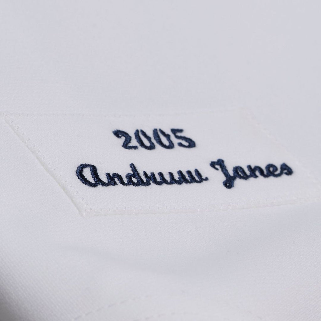 Atlanta Braves Andruw Jones Mitchell & Ness White 2005 Authentic Jersey product image 3, provided for visual reference and