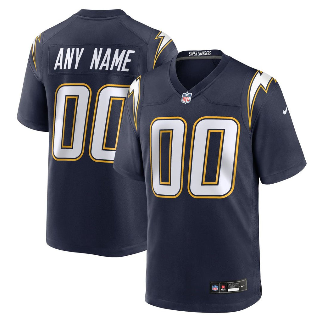 Los Angeles Chargers Nike Navy Alternate Super Chargers Game Custom Jersey product image 4, provided for visual reference