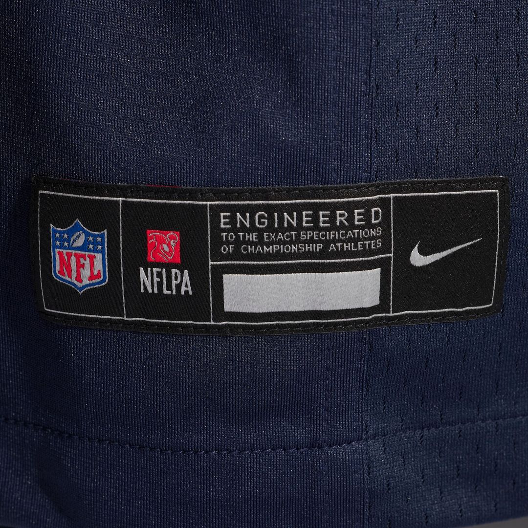 Chicago Bears Nick McCloud Nike Navy Team Game Jersey product image 6, provided for visual reference and product detail
