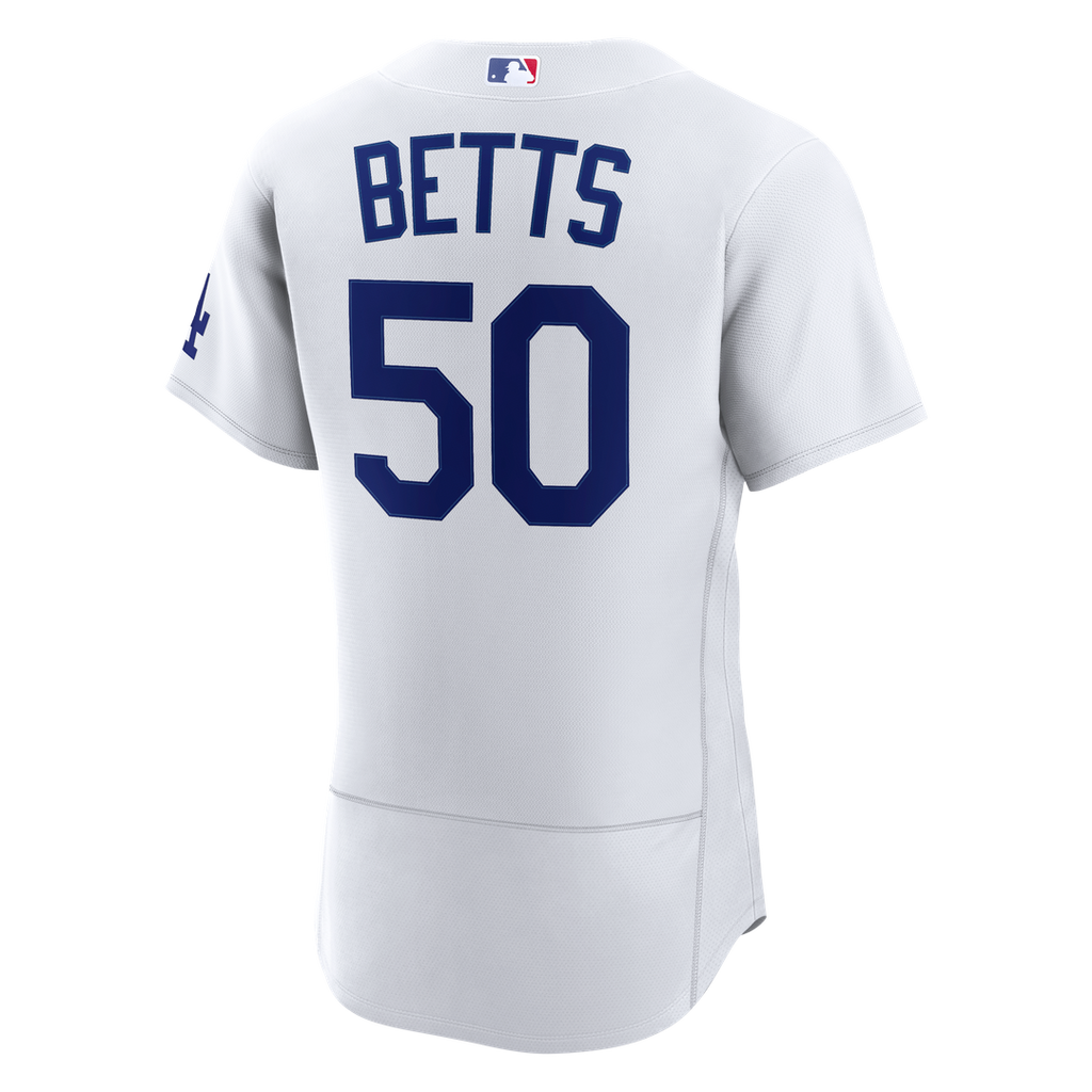 Los Angeles Dodgers Mookie Betts Nike White Home Authentic Jersey product image 3, provided for visual reference and product