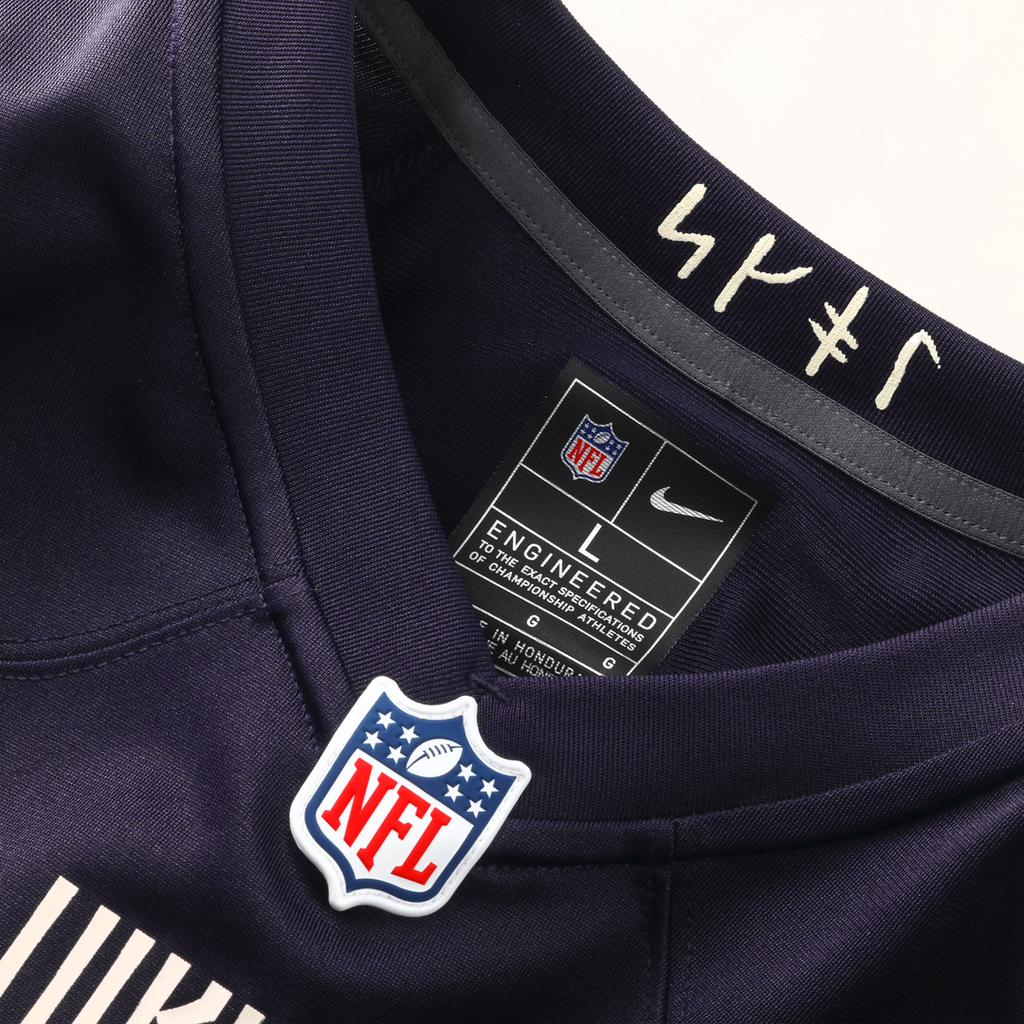 Minnesota Vikings J.J McCarthy Nike Purple 2026 Rivalries Collection Game Jersey product image 15, provided for visual