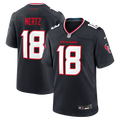 Houston Texans Graham Mertz Nike Navy Team Game Jersey product image 1, provided for visual reference and product detail
