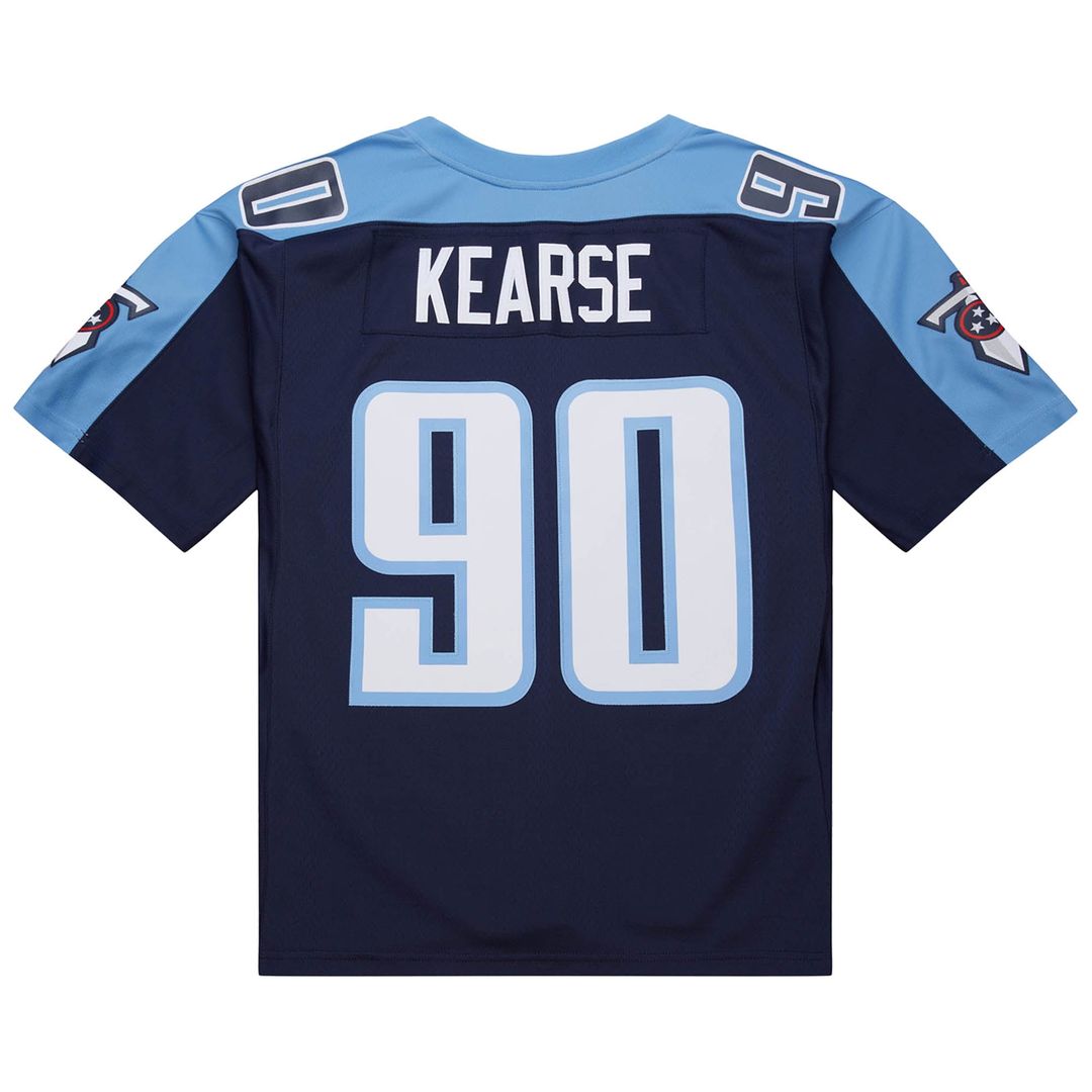 Tennessee Titans Jevon Kearse Mitchell & Ness Navy 1999 Legacy Replica Jersey product image 3, provided for visual reference