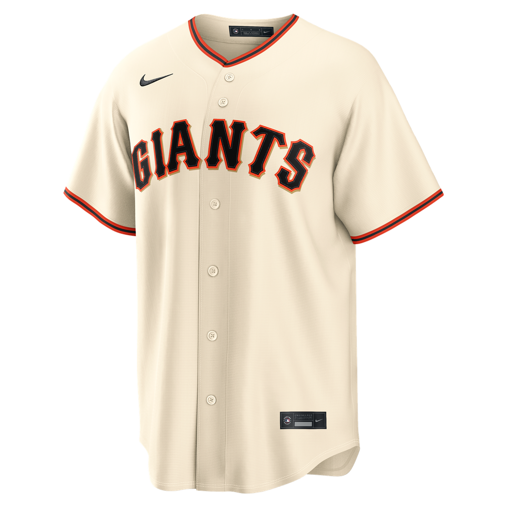 San Francisco Giants Bryce Eldridge Nike Cream Home Replica Jersey product image 2, provided for visual reference and
