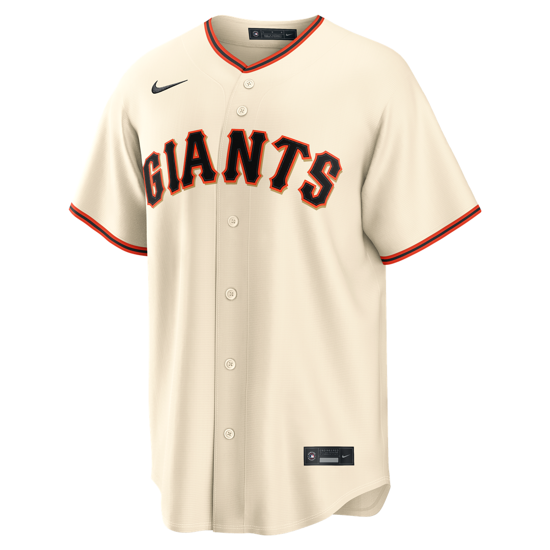 San Francisco Giants Bryce Eldridge Nike Cream Home Replica Jersey product image 2, provided for visual reference and