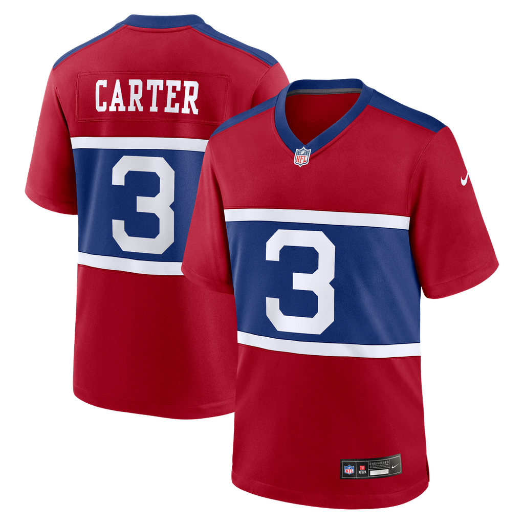 New York Giants Nike Red Alternate Game Jersey product image 1, provided for visual reference and product detail review