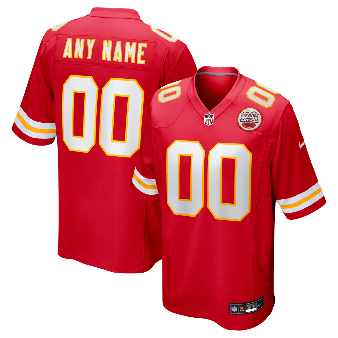 Kansas City Chiefs Nike White Custom Game Jersey product image 7, provided for visual reference and product detail review