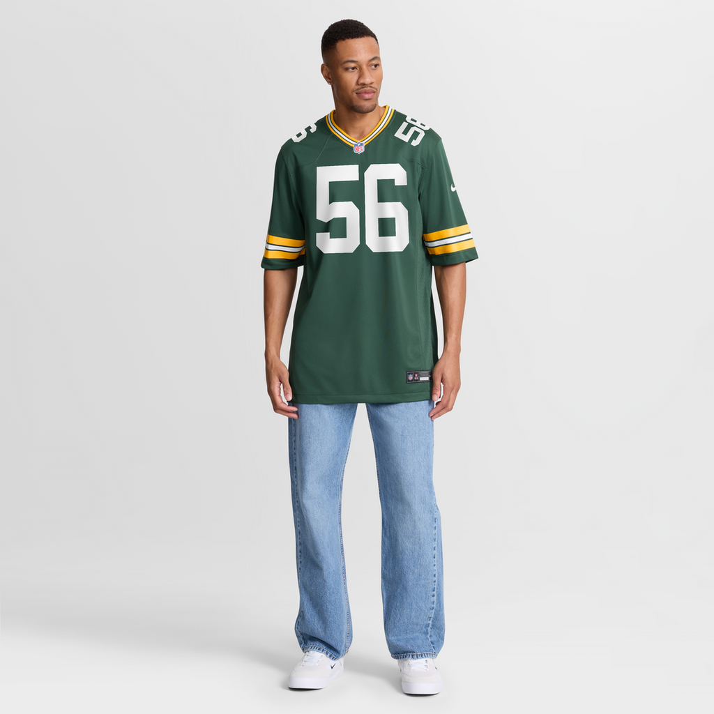 Green Bay Packers Edgerrin Cooper Nike Green Game Jersey product image 7, provided for visual reference and product detail