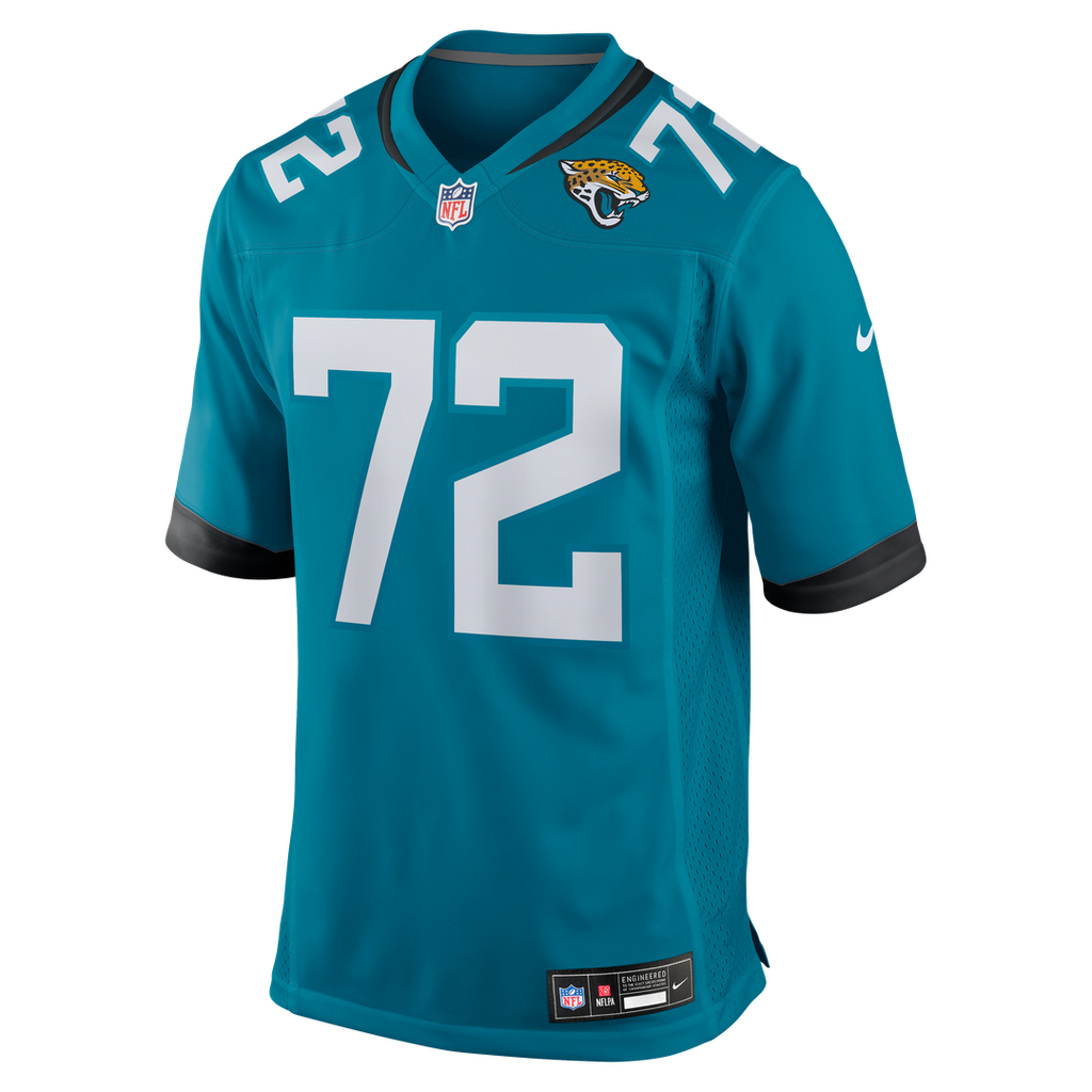 Jacksonville Jaguars Walker Little Nike Teal Game Jersey product image 2, provided for visual reference and product detail