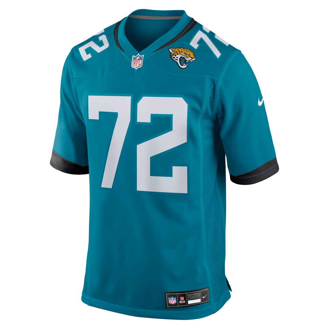 Jacksonville Jaguars Walker Little Nike Teal Game Jersey product image 2, provided for visual reference and product detail