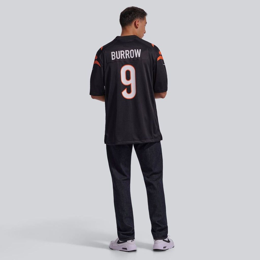 Cincinnati Bengals Joe Burrow Nike Black Player Game Jersey product image 5, provided for visual reference and product