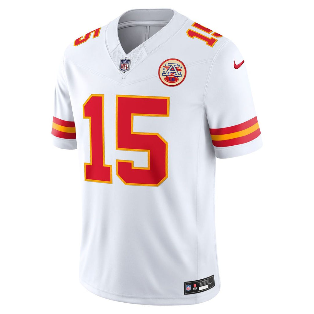 Kansas City Chiefs Patrick Mahomes Nike White Vapor F.U.S.E. Stitched Limited Jersey product image 2, provided for visual