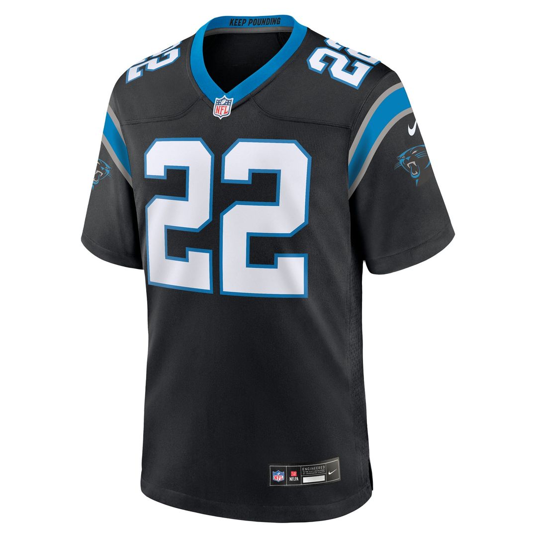 Carolina Panthers Lathan Ransom Nike Black Team Game Jersey product image 2, provided for visual reference and product
