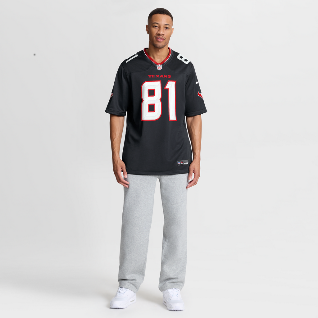 Houston Texans Jayden Higgins Nike Navy Game Jersey product image 7, provided for visual reference and product detail review