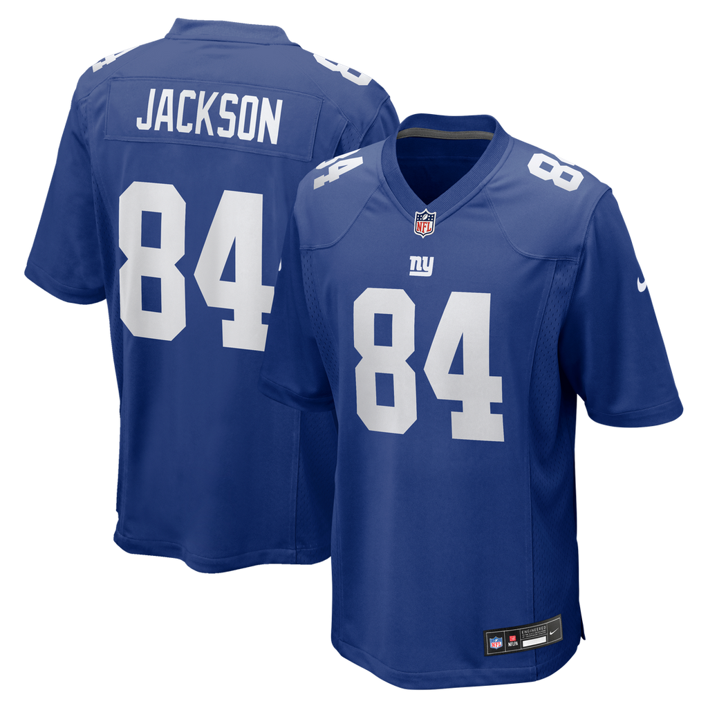 New York Giants Tyree Jackson Nike Royal Game Jersey product image 1, provided for visual reference and product detail review