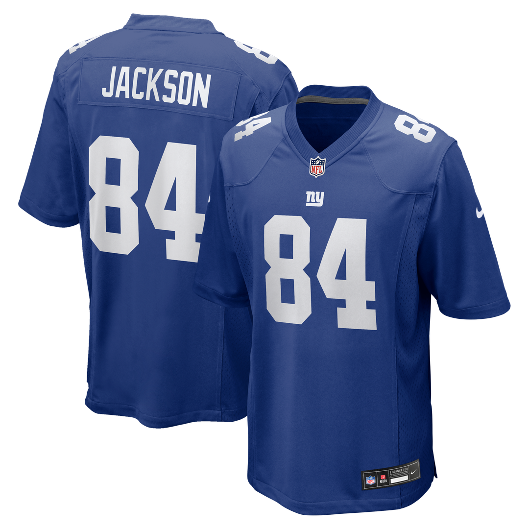 New York Giants Tyree Jackson Nike Royal Game Jersey product image 1, provided for visual reference and product detail review