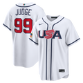 USA Baseball Aaron Judge Nike White 2026 World Baseball Classic Home Stadium Jersey product image 1, provided for visual
