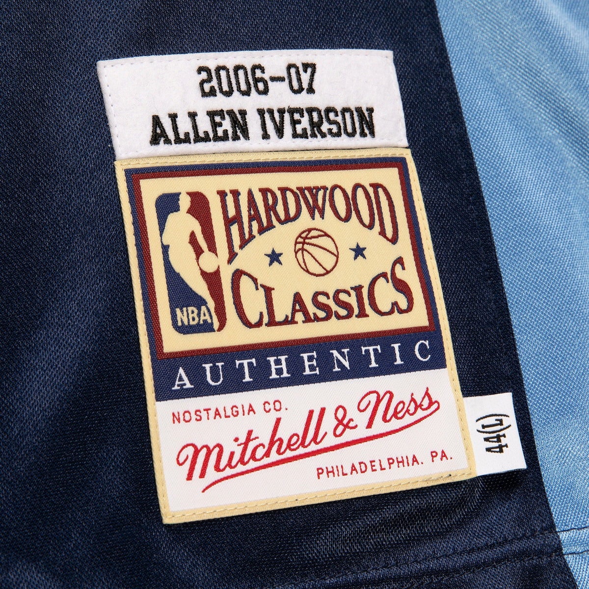 Denver Nuggets Mitchell & Ness Authentic Jersey Allen Iverson 2006-07 product image 5, provided for visual reference and