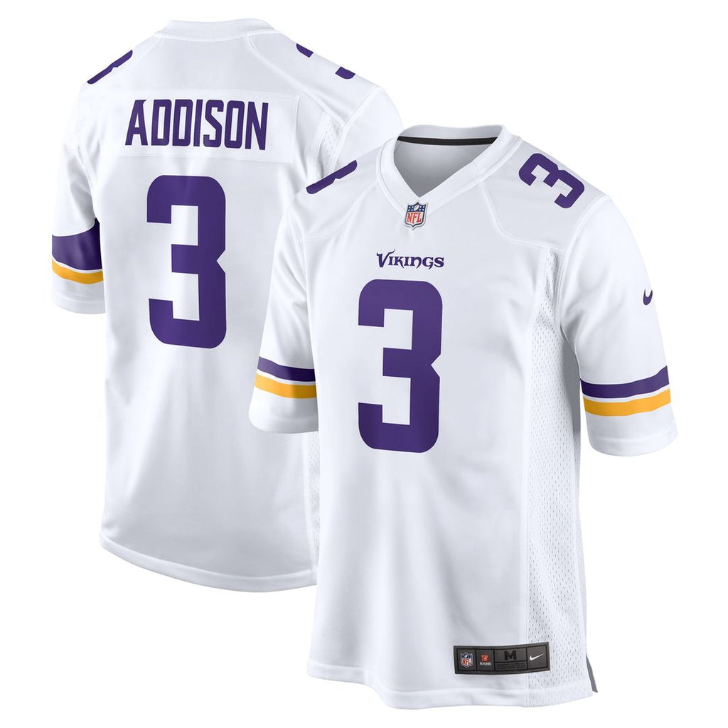 Minnesota Vikings Jordan Addison Nike Purple Alternate Game Jersey product image 13, provided for visual reference and