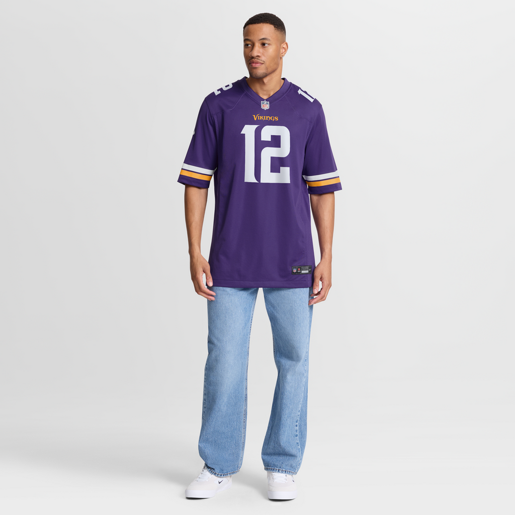 Minnesota Vikings Max Brosmer Nike Purple Team Game Jersey product image 7, provided for visual reference and product detail