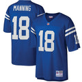 Indianapolis Colts Peyton Manning Mitchell & Ness Royal Big & Tall 1998 Retired Player Replica Jersey product image 1,