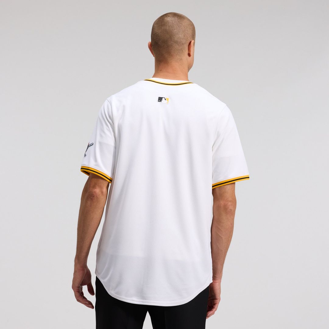 Pittsburgh Pirates Nike White Home Limited Jersey product image 2, provided for visual reference and product detail review