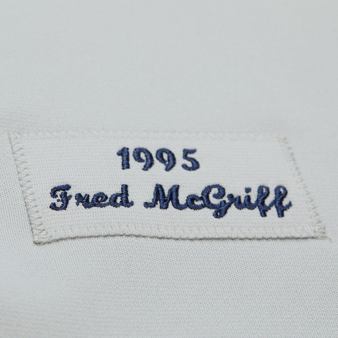 Atlanta Braves Fred McGriff Mitchell & Ness Gray 1995 Throwback Authentic Jersey product image 5, provided for visual